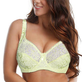 Lager Bosom Lace Perspective Bra For Womens Sexy Lingerie Underwire Embroidery Floral Bralette Plus Size Brassiere Top - Sheseelady